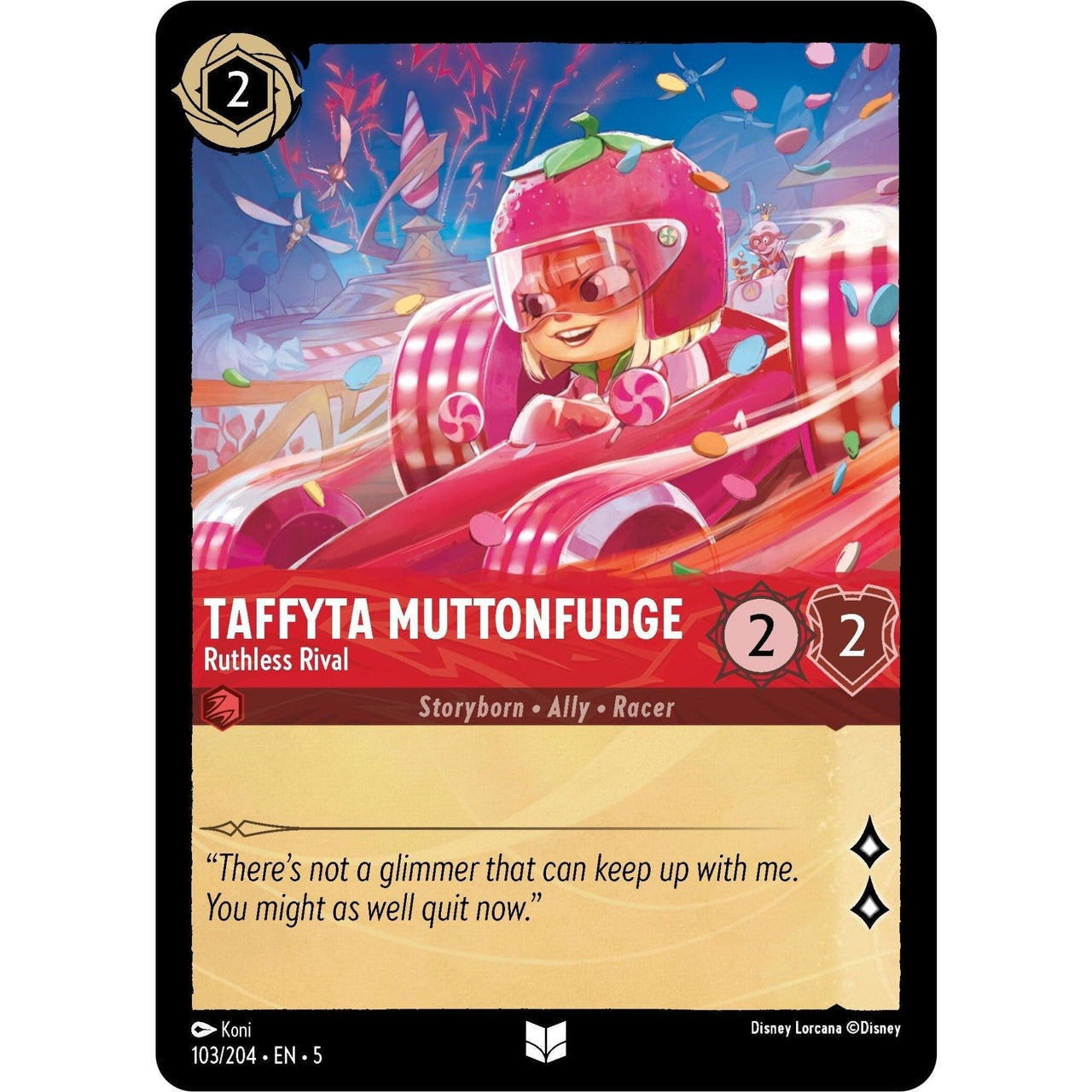 Ravensburger Taffyta Muttonfudge - Ruthless Rival (103/204) (Shimmering Skies) by LAB7 Malta, Europe