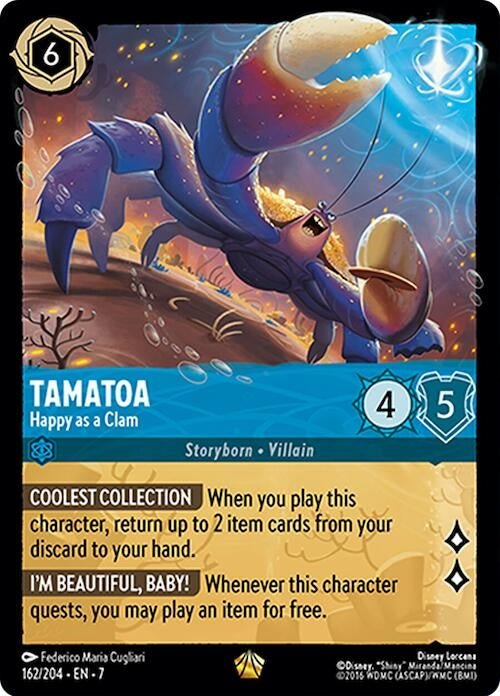 Ravensburger Tamatoa - Happy as a Clam (162/204) (Archazia's Island) by LAB7 Malta, Europe