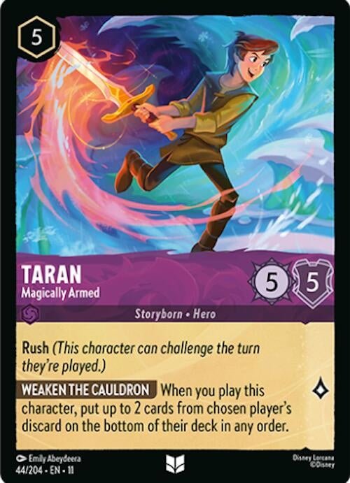 Disney Lorcana Taran - Magically Armed (44/204) by LAB7 Malta, Europe