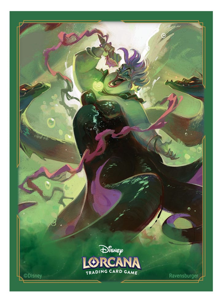 Ravensburger Disney Lorcana TCG Card Sleeves Ursula (65 - Pack) by LAB7 Malta, Europe