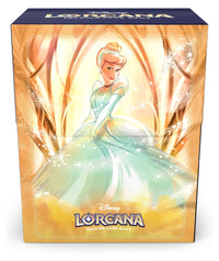 Ravensburger Disney Lorcana TCG Deck Box Cinderella – Elegant Storage for Your Cards by LAB7 Malta, Europe