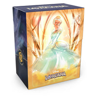 Ravensburger Disney Lorcana TCG Deck Box Cinderella – Elegant Storage for Your Cards by LAB7 Malta, Europe