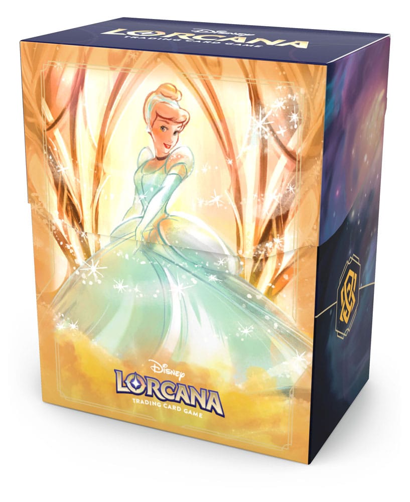 Ravensburger Disney Lorcana TCG Deck Box Cinderella – Elegant Storage for Your Cards by LAB7 Malta, Europe