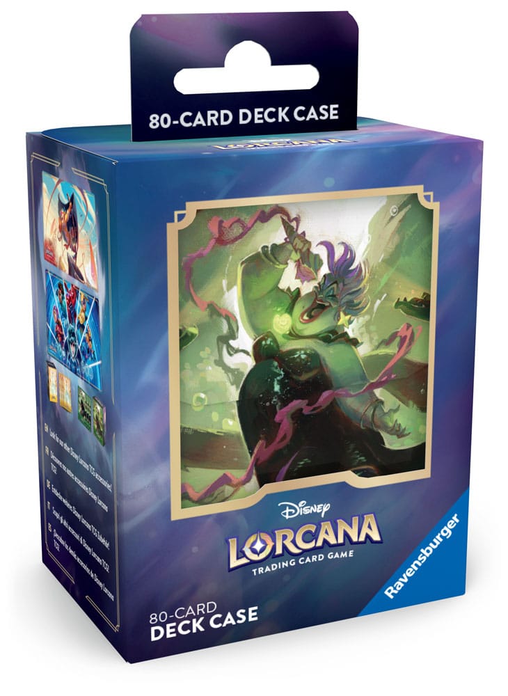 Ravensburger Disney Lorcana TCG Deck Box Ursula – Villainous Charm for Your Cards by LAB7 Malta, Europe