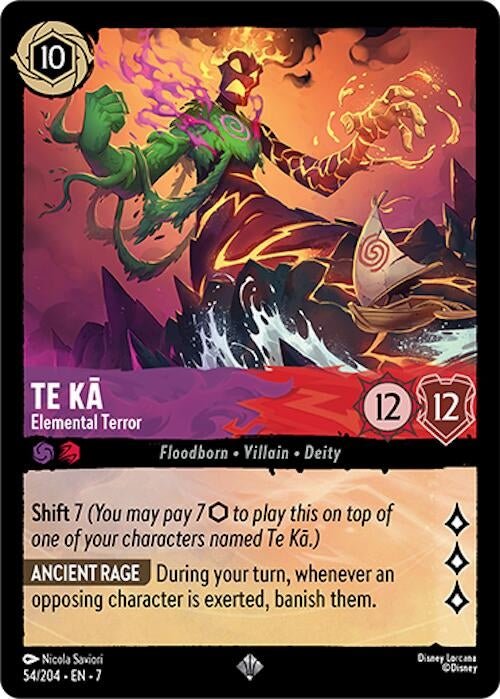 Ravensburger Te Ka - Elemental Terror (54/204) (Archazia's Island) by LAB7 Malta, Europe