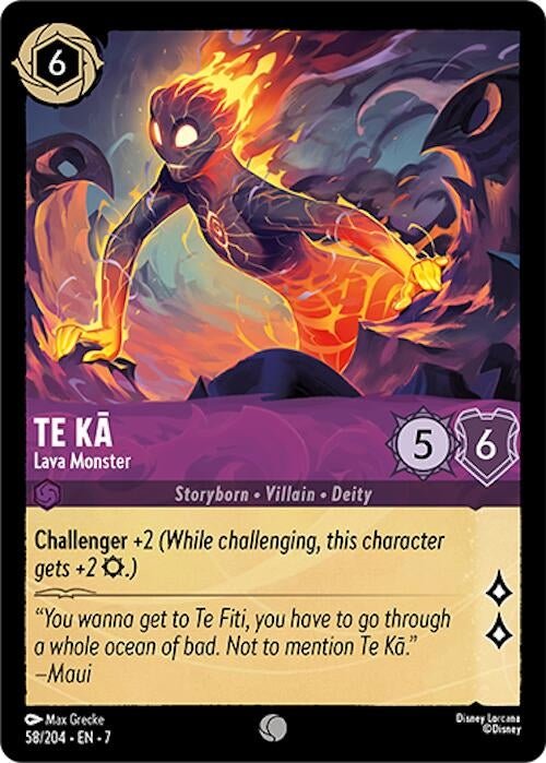 Ravensburger Te Ka - Lava Monster (58/204) (Archazia's Island) by LAB7 Malta, Europe