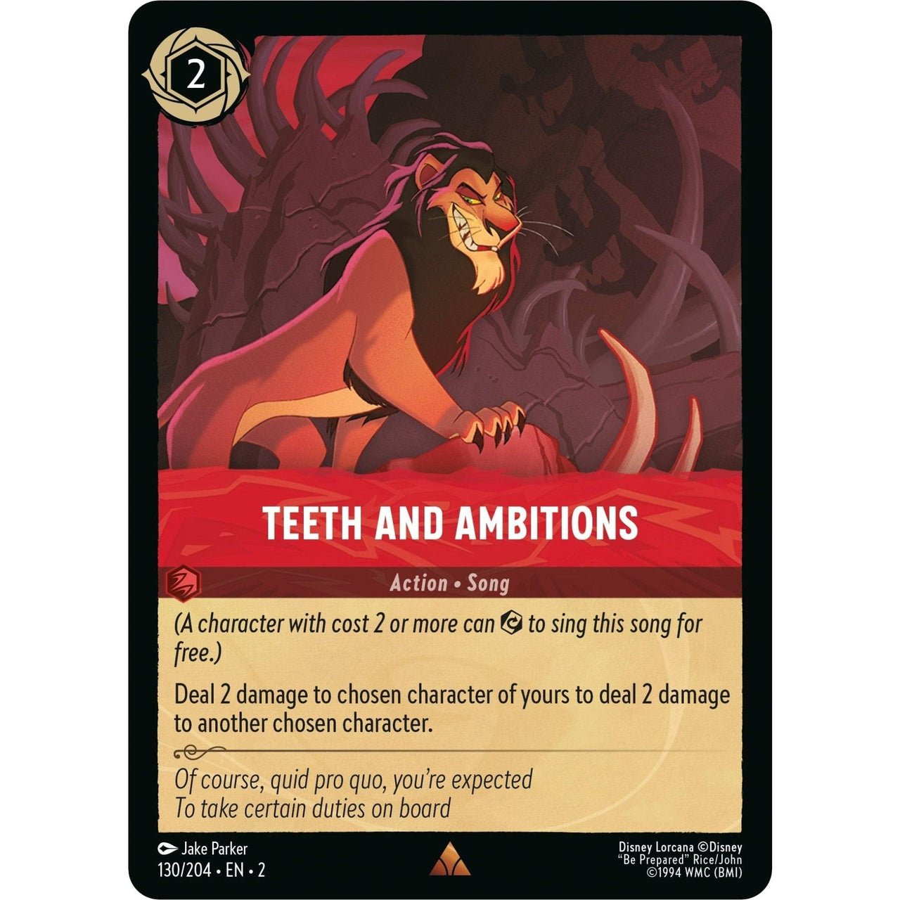 Ravensburger Teeth and Ambitions (130/204) (Rise of the Floodborn) by LAB7 Malta, Europe