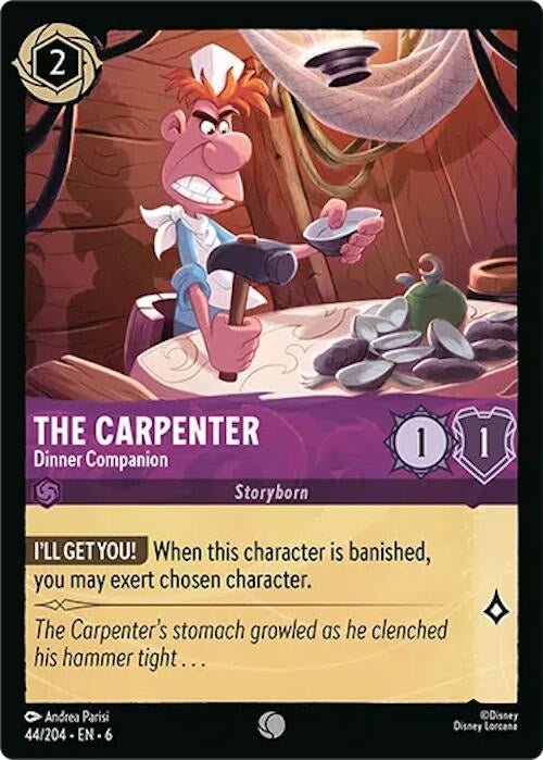 Ravensburger The Carpenter - Dinner Companion (44/204) (Azurite Sea) by LAB7 Malta, Europe
