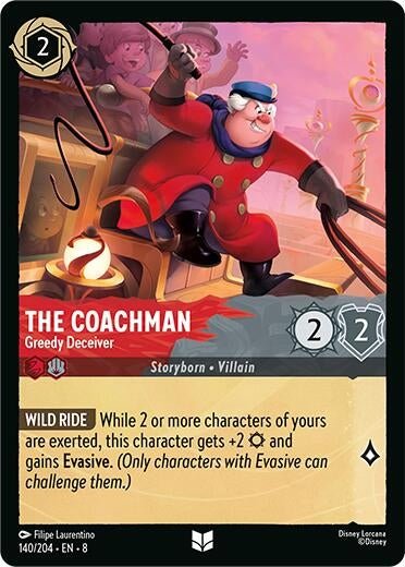 Ravensburger The Coachman - Greedy Deceiver (140/204) (Reign of Jafar) by LAB7 Malta, Europe