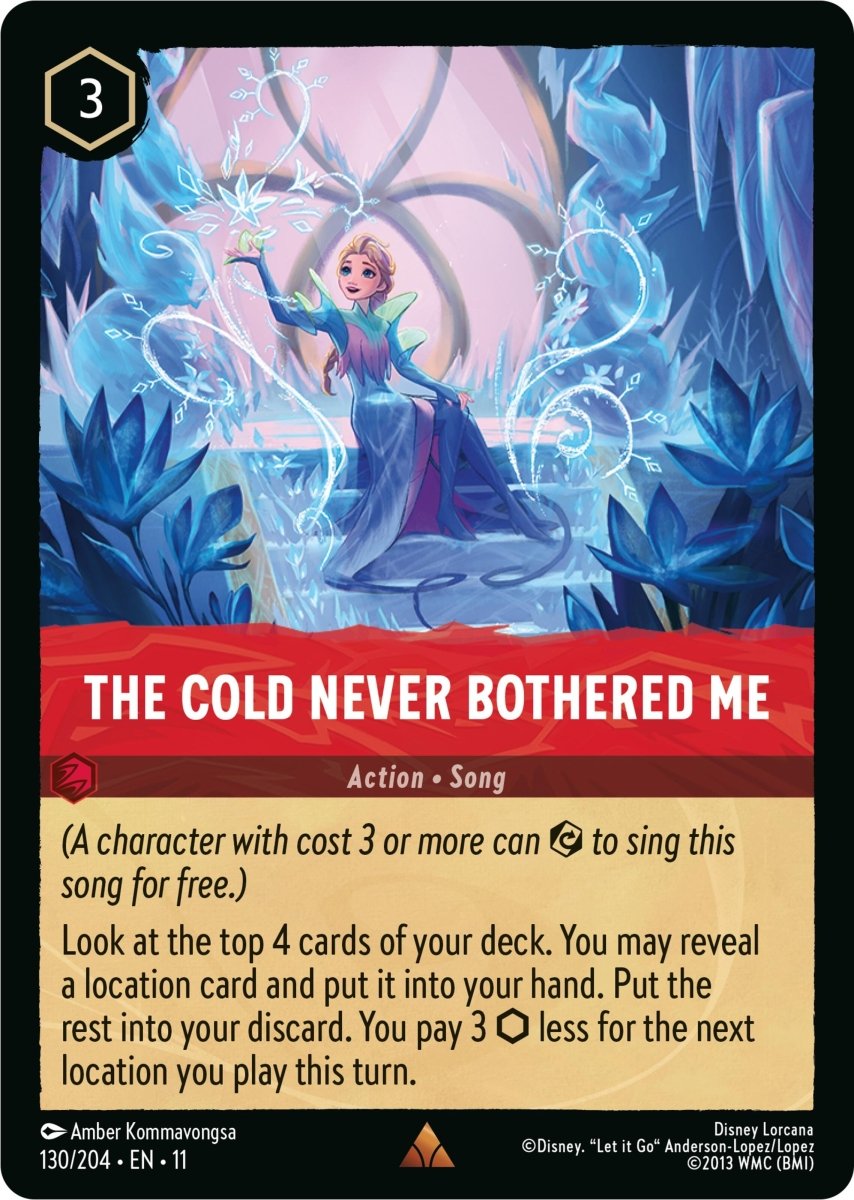 Disney Lorcana The Cold Never Bothered Me (130/204) by LAB7 Malta, Europe