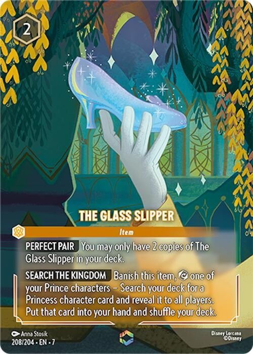 Ravensburger The Glass Slipper (Enchanted) (208/204) (Archazia's Island) by LAB7 Malta, Europe