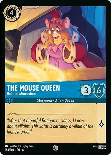 Ravensburger The Mouse Queen - Ruler of Mousedom (153/204) (Reign of Jafar) by LAB7 Malta, Europe