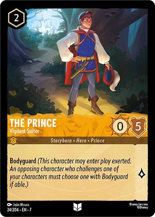 Ravensburger The Prince - Vigilant Suitor (24/204) (Archazia's Island) by LAB7 Malta, Europe