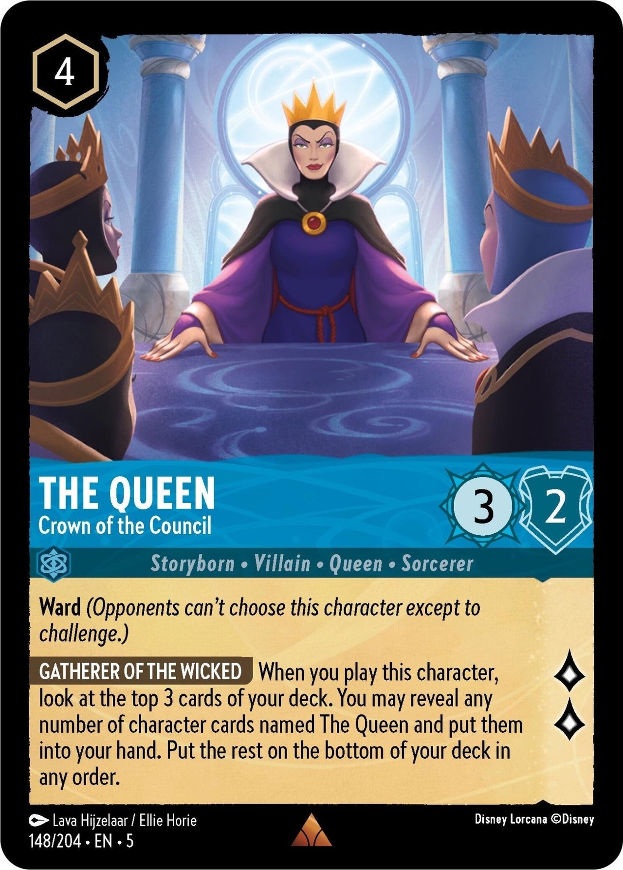 Ravensburger The Queen - Crown of the Council (148/204) (Shimmering Skies) by LAB7 Malta, Europe
