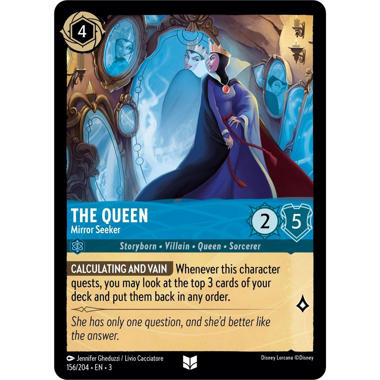 Ravensburger The Queen - Mirror Seeker (156/204) (Into the Inklands) by LAB7 Malta, Europe