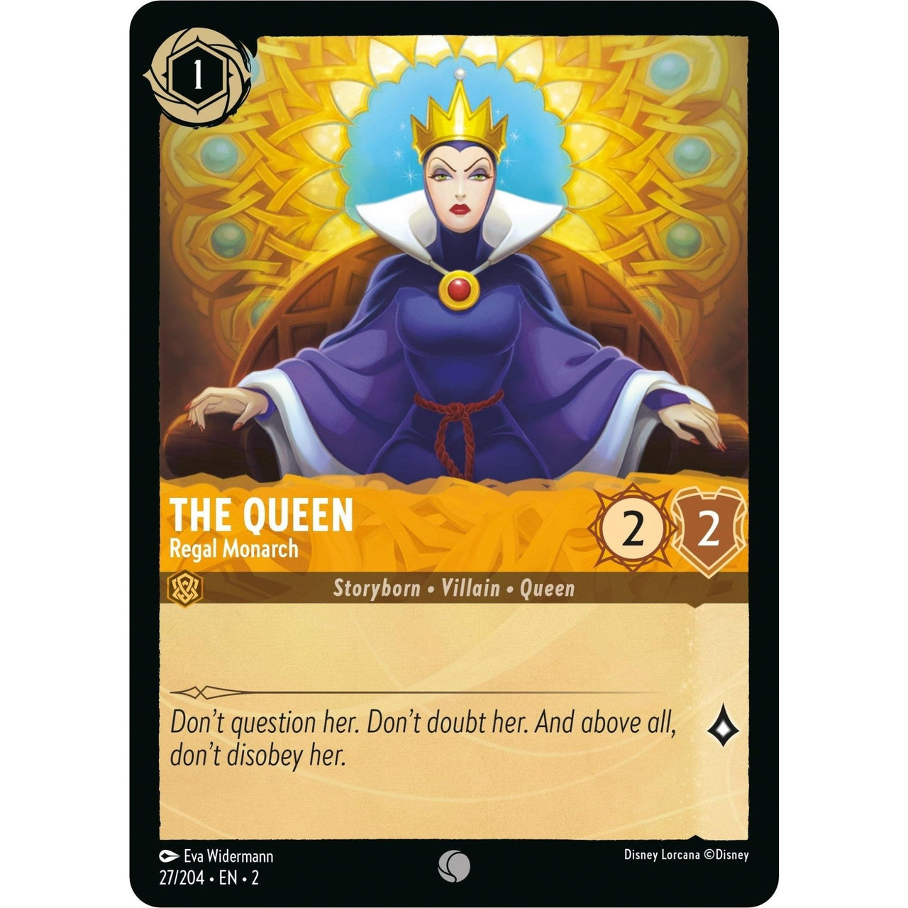 Ravensburger The Queen - Regal Monarch (27/204) (Rise of the Floodborn) by LAB7 Malta, Europe