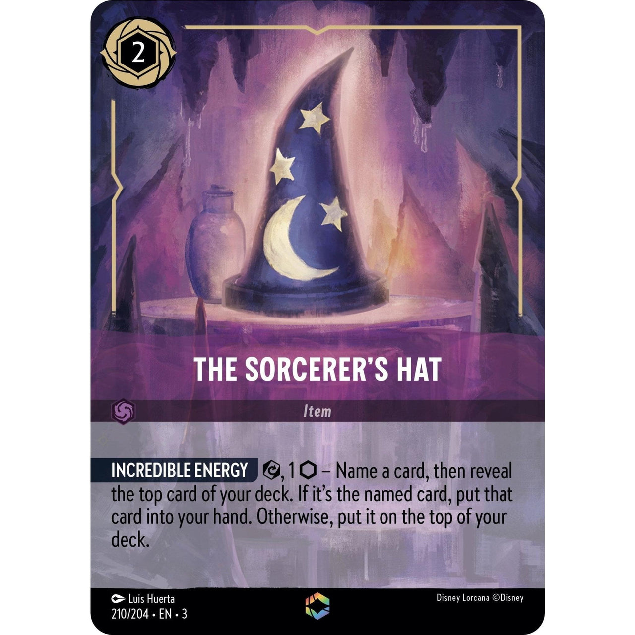 Ravensburger The Sorcerer's Hat (Enchanted) (210/204) (Into the Inklands) by LAB7 Malta, Europe