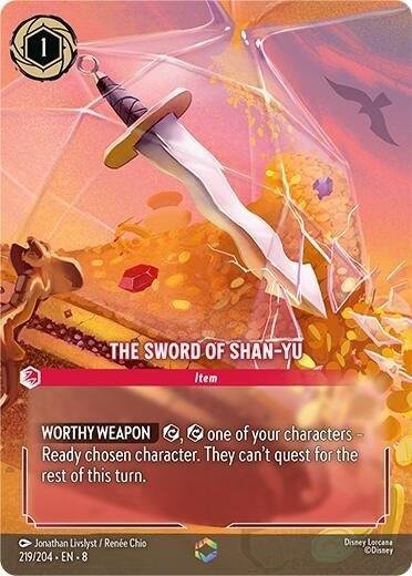 Ravensburger The Sword of Shan Yu (Enchanted) (219/204) (Reign of Jafar) by LAB7 Malta, Europe