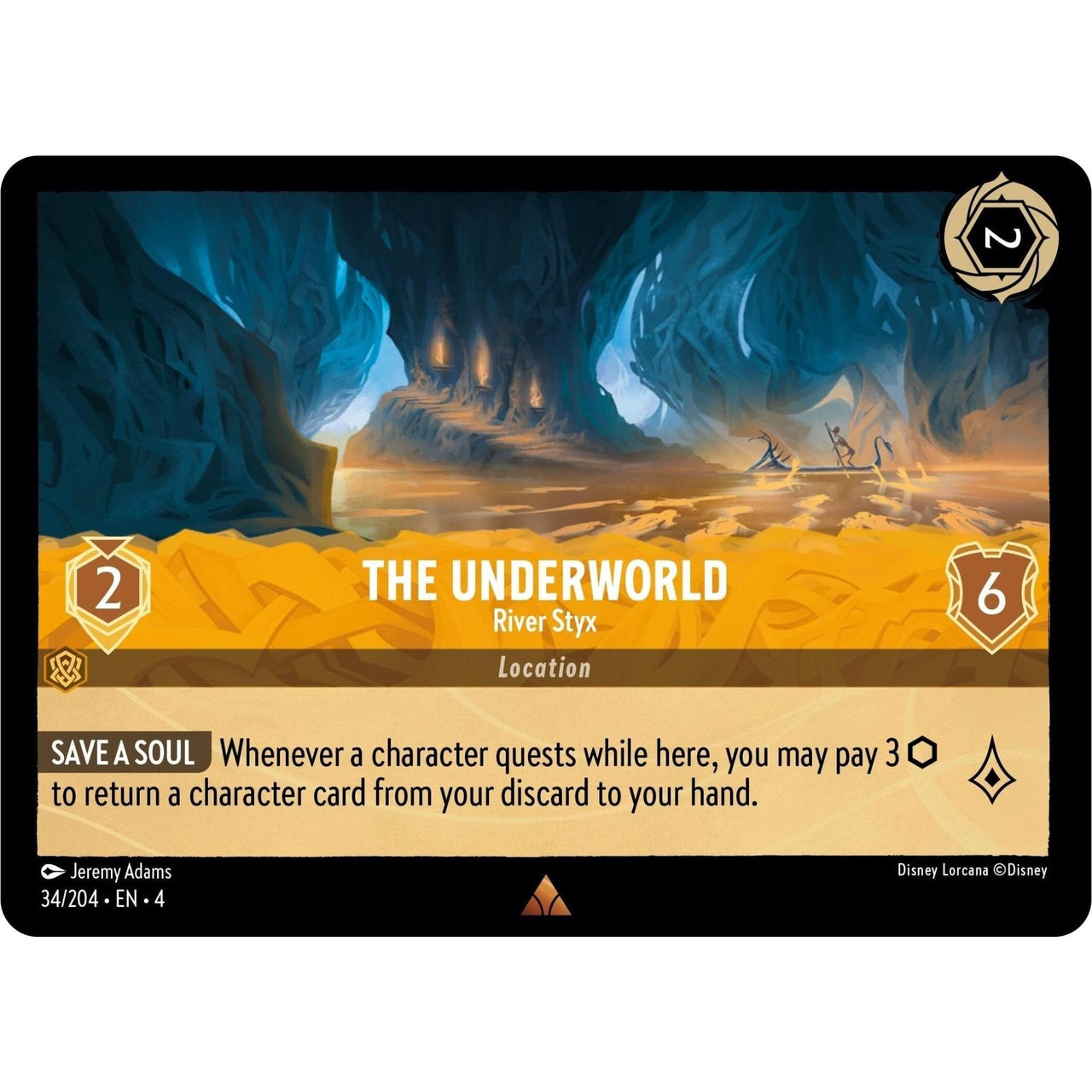 Ravensburger The Underworld - River Styx (34/204) (Ursula's Return) by LAB7 Malta, Europe