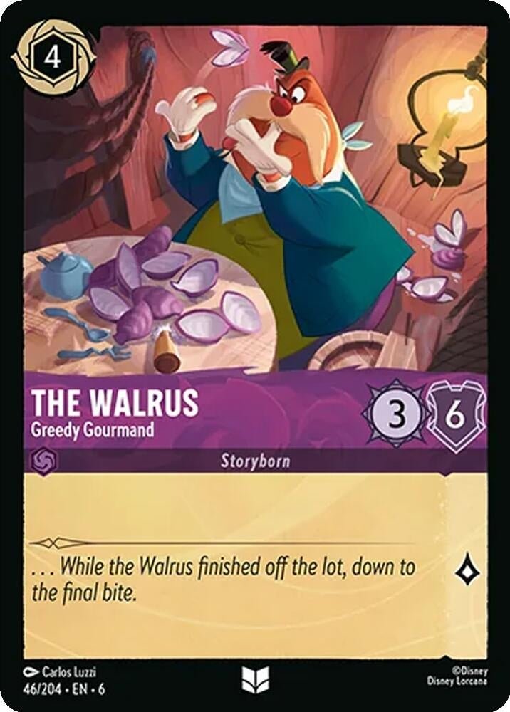 Ravensburger The Walrus - Greedy Gourmand (46/204) (Azurite Sea) by LAB7 Malta, Europe