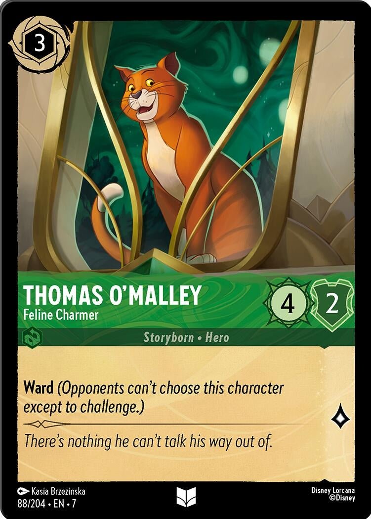 Ravensburger Thomas O'Malley - Feline Charmer (88/204) (Archazia's Island) by LAB7 Malta, Europe