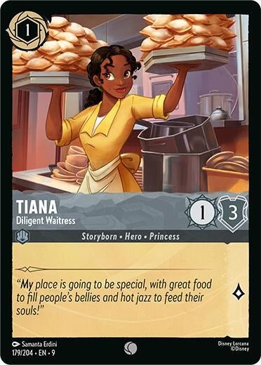 Ravensburger Tiana - Diligent Waitress (179/204) (Fabled) by LAB7 Malta, Europe
