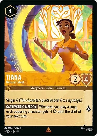 Ravensburger Tiana - Natural Talent (9/204) (Reign of Jafar) by LAB7 Malta, Europe
