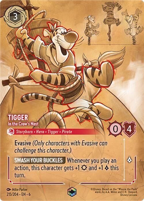 Ravensburger Tigger - In the Crow's Nest (Enchanted) (215/204) (Azurite Sea) by LAB7 Malta, Europe
