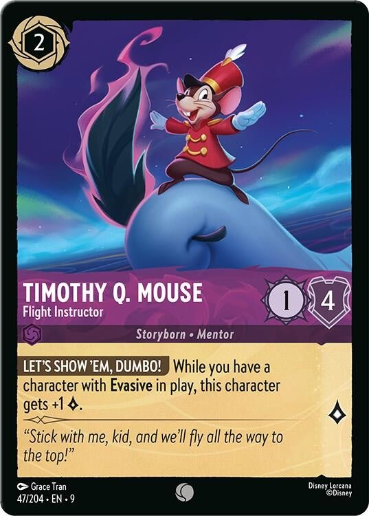 Ravensburger Timothy Q. Mouse - Flight Instructor (47/204) (Fabled) by LAB7 Malta, Europe