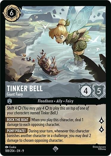 Ravensburger Tinker Bell - Giant Fairy (188/204) (Fabled) by LAB7 Malta, Europe