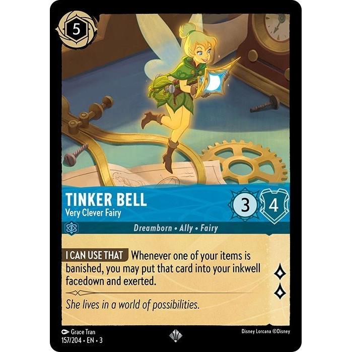 Ravensburger Tinker Bell - Very Clever Fairy (157/204) (Into the Inklands) by LAB7 Malta, Europe