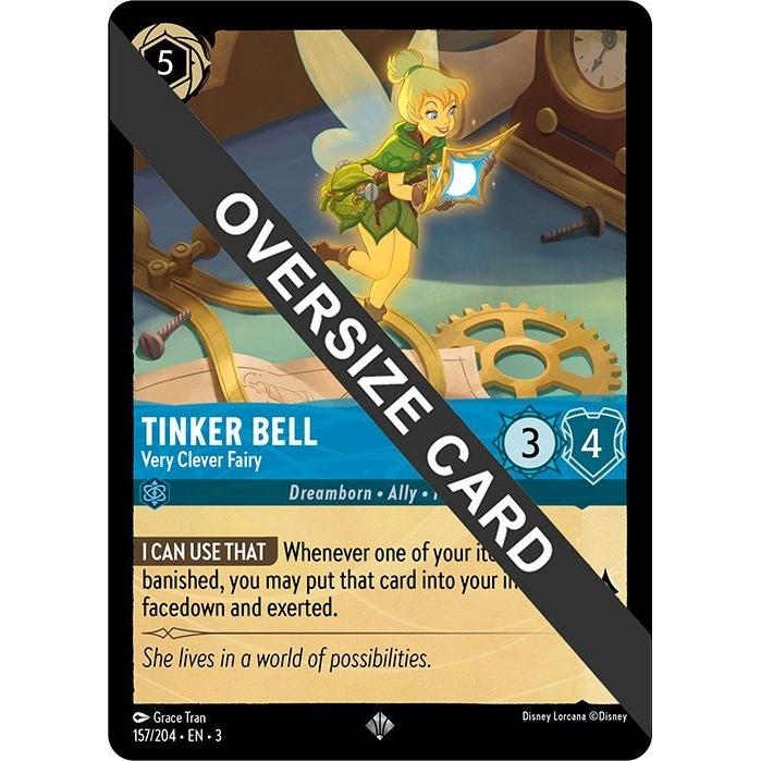 Ravensburger Tinker Bell - Very Clever Fairy (Oversized) (157/204) (Into the Inklands) by LAB7 Malta, Europe