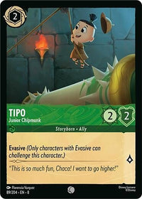 Ravensburger Tipo - Junior Chipmunk (89/204) (Reign of Jafar) by LAB7 Malta, Europe