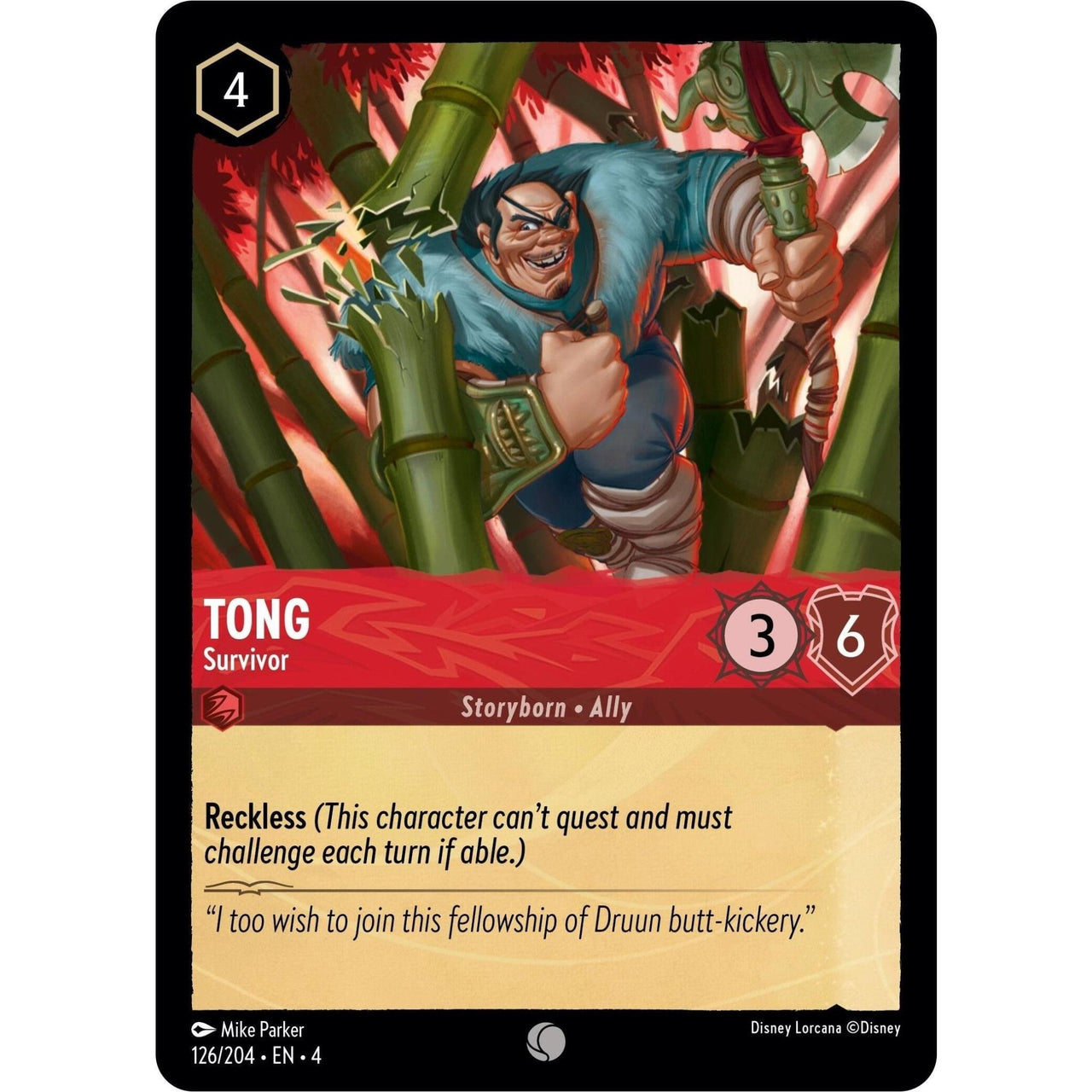 Ravensburger Tong - Survivor (126/204) (Ursula's Return) by LAB7 Malta, Europe