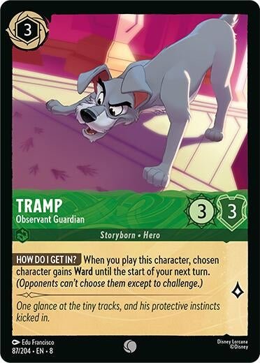 Ravensburger Tramp - Observant Guardian (87/204) (Reign of Jafar) by LAB7 Malta, Europe