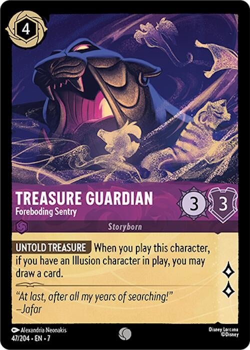 Ravensburger Treasure Guardian - Foreboding Sentry (47/204) (Archazia's Island) by LAB7 Malta, Europe