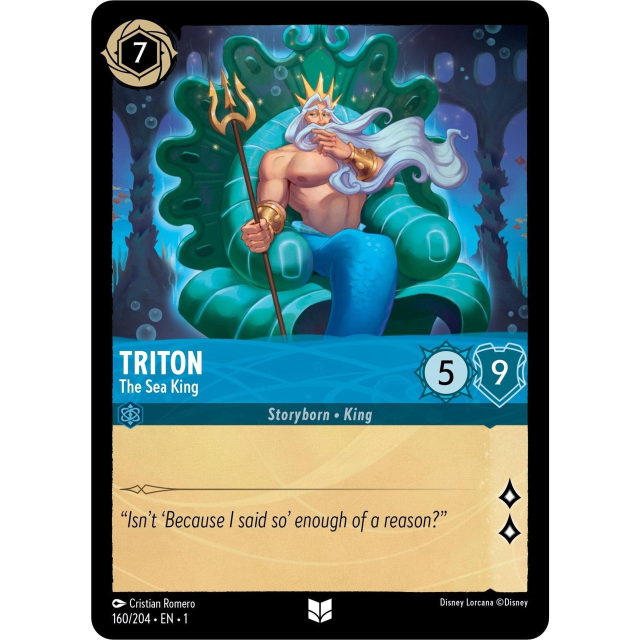 Ravensburger Triton - The Sea King (160/204) (The First Chapter) by LAB7 Malta, Europe