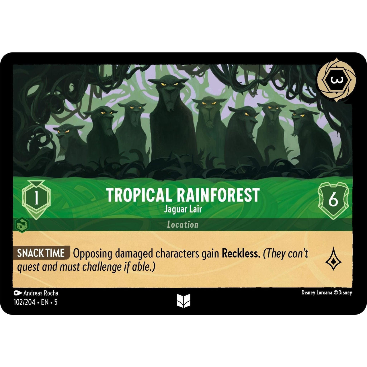Ravensburger Tropical Rainforest - Jaguar Lair (102/204) (Shimmering Skies) by LAB7 Malta, Europe
