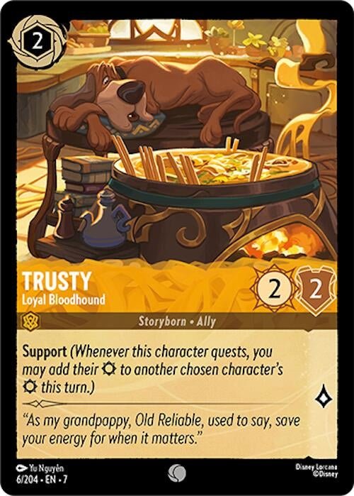 Ravensburger Trusty - Loyal Bloodhound (6/204) (Archazia's Island) by LAB7 Malta, Europe