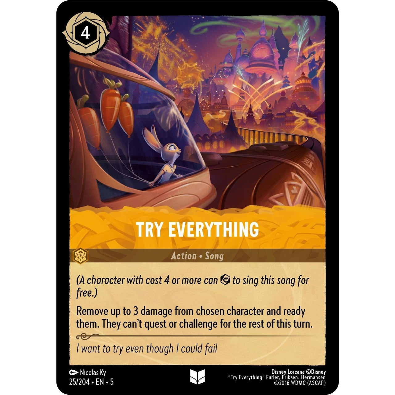 Ravensburger Try Everything (25/204) (Shimmering Skies) by LAB7 Malta, Europe