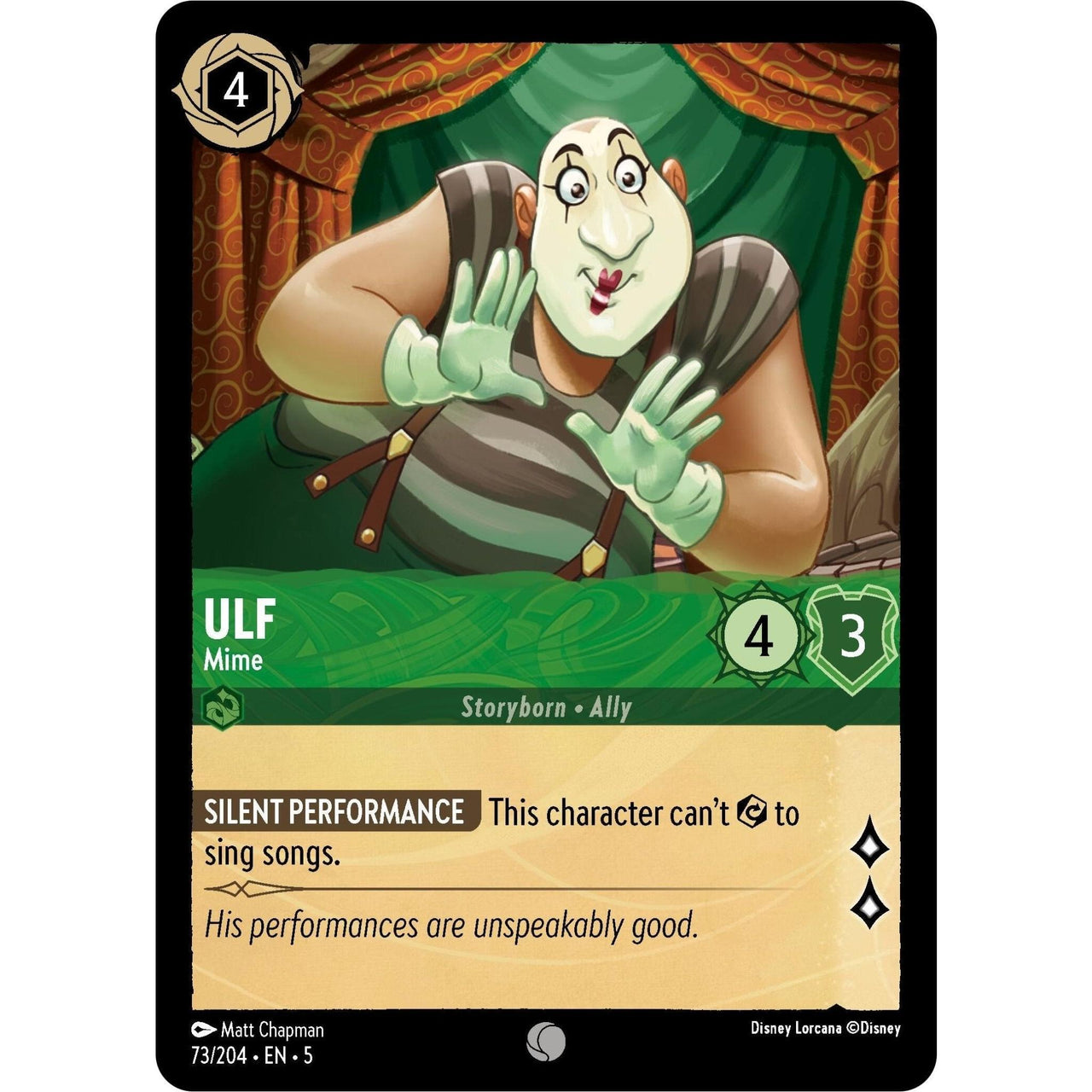 Ravensburger Ulf - Mime (73/204) (Shimmering Skies) by LAB7 Malta, Europe