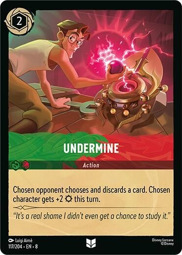 Ravensburger Undermine (117/204) (Reign of Jafar) by LAB7 Malta, Europe
