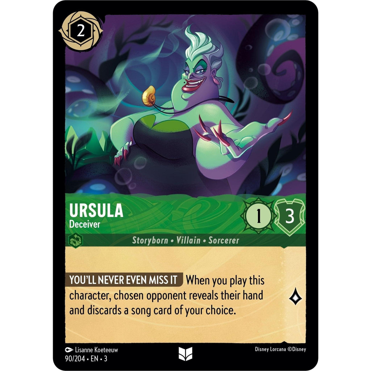 Ravensburger Ursula - Deceiver (90/204) (Into the Inklands) by LAB7 Malta, Europe