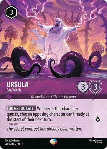 Ravensburger Ursula - Sea Witch (Epic) (208/204) (Fabled) by LAB7 Malta, Europe