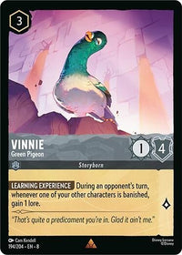 Ravensburger Vinnie - Green Pigeon (194/204) (Reign of Jafar) by LAB7 Malta, Europe