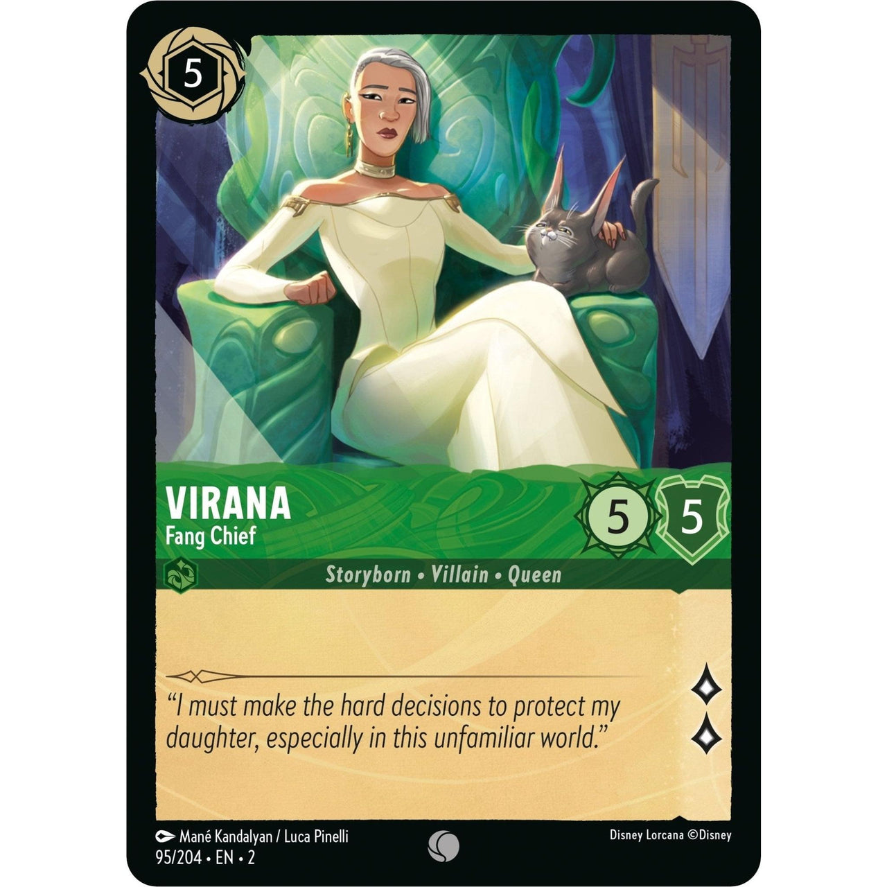 Ravensburger Virana - Fang Chief (95/204) (Rise of the Floodborn) by LAB7 Malta, Europe