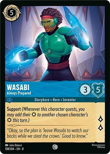 Ravensburger Wasabi - Always Prepared (158/204) (Reign of Jafar) by LAB7 Malta, Europe
