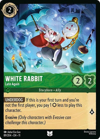 Disney Lorcana White Rabbit - Late Again (89/204) by LAB7 Malta, Europe