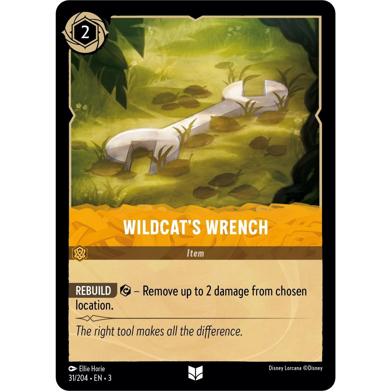Ravensburger Wildcat's Wrench (31/204) (Into the Inklands) by LAB7 Malta, Europe