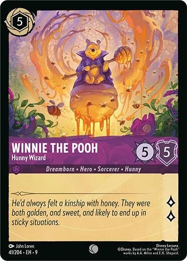 Ravensburger Winnie the Pooh - Hunny Wizard (41/204) (Fabled) by LAB7 Malta, Europe